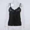 Load image into Gallery viewer, 2018 Satin Women's Shirt Mike Strap Elegant Crop Top Sexy V neck