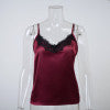 Load image into Gallery viewer, 2018 Satin Women's Shirt Mike Strap Elegant Crop Top Sexy V neck